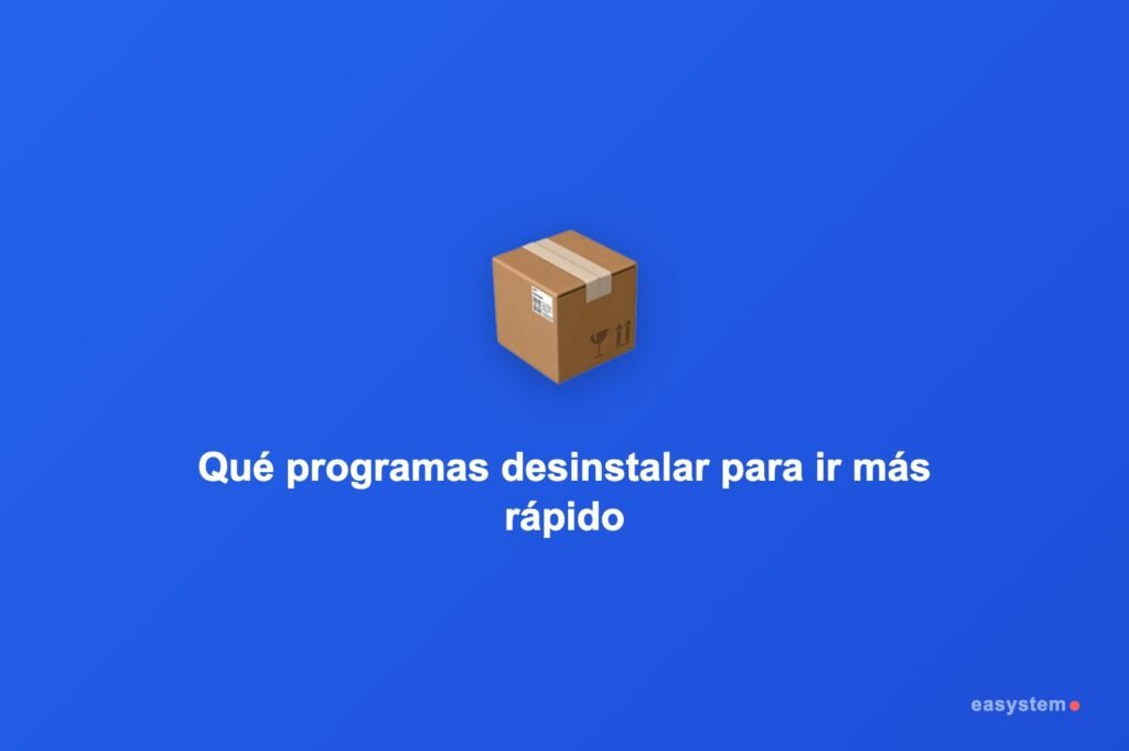 Qué programas desinstalar para que tu computador vaya más rápido 1 Qué programas desinstalar para que tu computador vaya más rápido