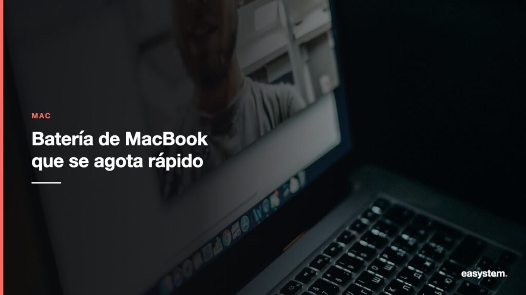 Batería de MacBook que se agota rápido: diagnóstico